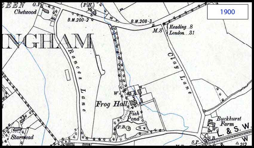 map of area around Froghall Drive