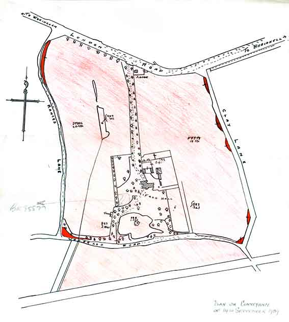 map with plot and drive