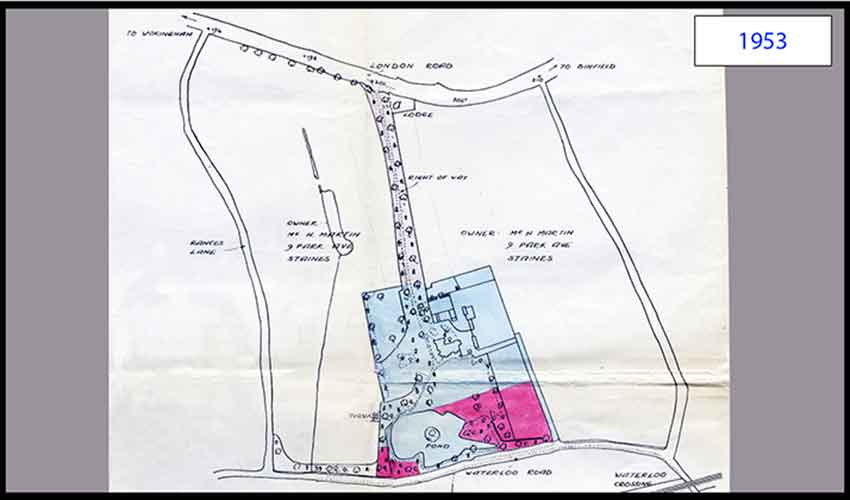 map of area around Froghall Drive