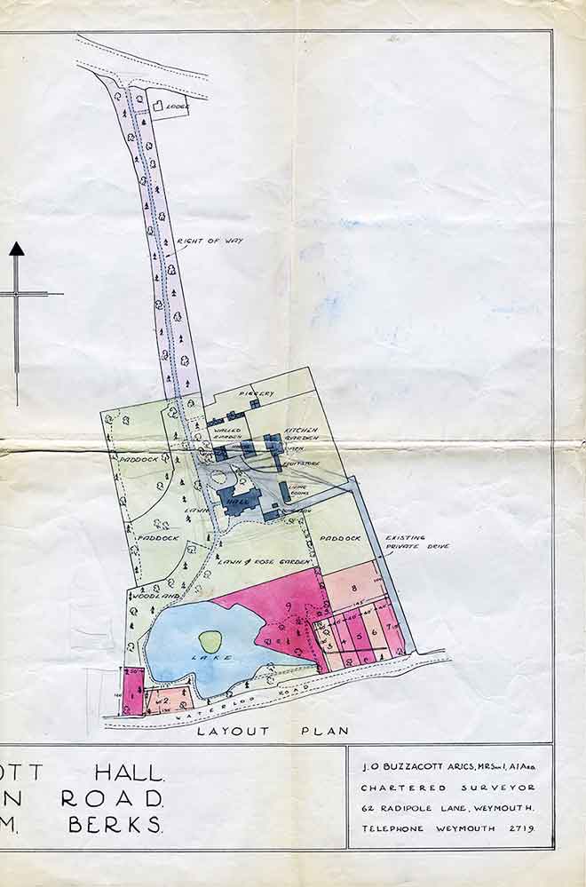 paper map of Froghall Drive