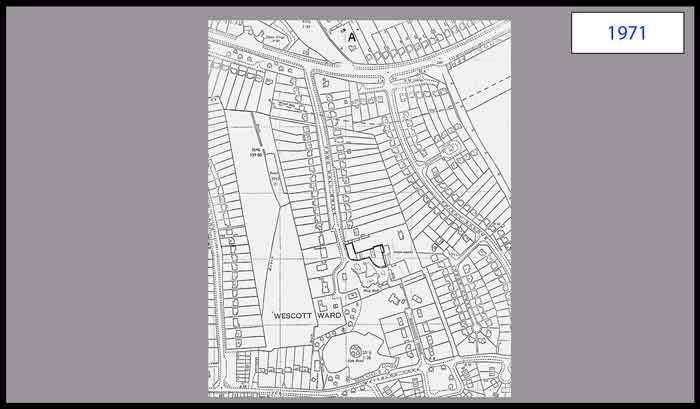 map of area around Froghall Drive