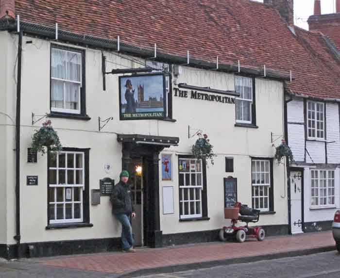 pub with white facing